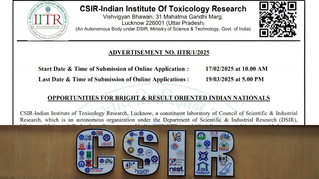 csir lucknow jsa recruitment 2025