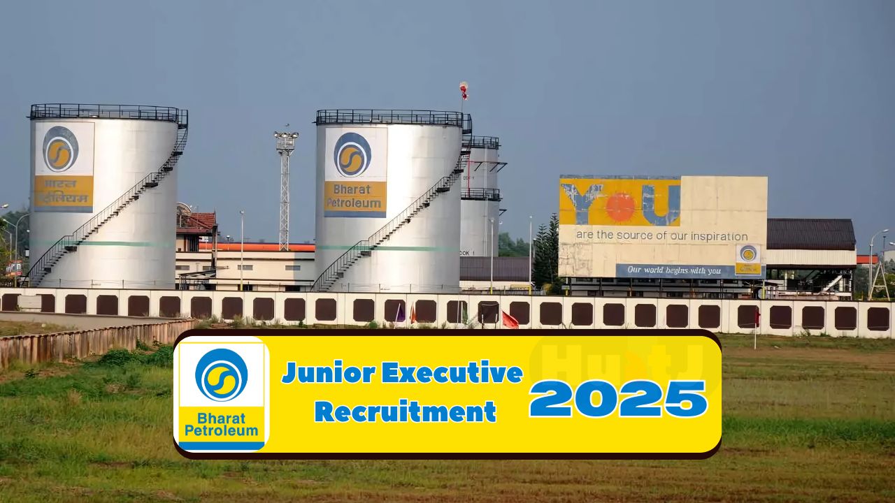 bpcl junior executive recruitment 2025
